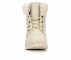 Girls' Olivia Miller Toddler Sofia Lace-Up Boots 10 Girls' Olivia Miller Toddler Sofia Lace-Up Boots -Discovery Expedition Shop 4 4