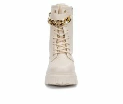 Women's Olivia Miller Ava Combat Platform Lace-Up Boots 10 Women's Olivia Miller Ava Combat Platform Lace-Up Boots -Discovery Expedition Shop 4 44