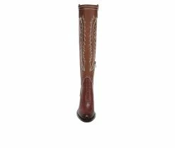 Women's Franco Sarto Glenice Knee High Heeled Western Boots 10 Women's Franco Sarto Glenice Knee High Heeled Western Boots -Discovery Expedition Shop 4 547