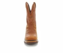 Men's Justin Boots Resistor Russet Comp Toe Work Boots 10 Men's Justin Boots Resistor Russet Comp Toe Work Boots -Discovery Expedition Shop 4 575