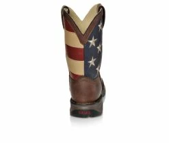 Boys' Durango Little Kid & Big Kid 8 Inch Patriotic Cowboy Boots -Discovery Expedition Shop 5 455