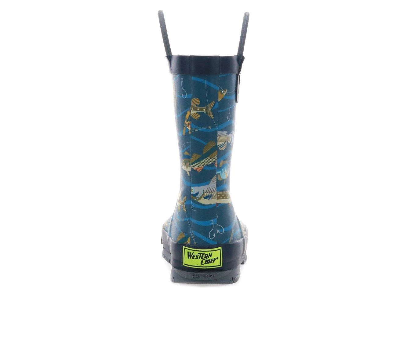 Boys' Western Chief Toddler Gone Fish'n Rain Boots 6 Boys' Western Chief Toddler Gone Fish'n Rain Boots - Image 6